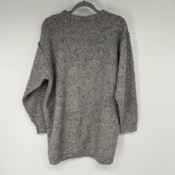 Wilfred Aritzia Exposed Seams Oversize Sweater Women's Sz XS Gray Wool Alpaca - Picture 2 of 8